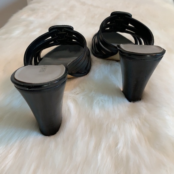 Nine West Black Larkeno strappy block heel sandal - Picture 7 of 8